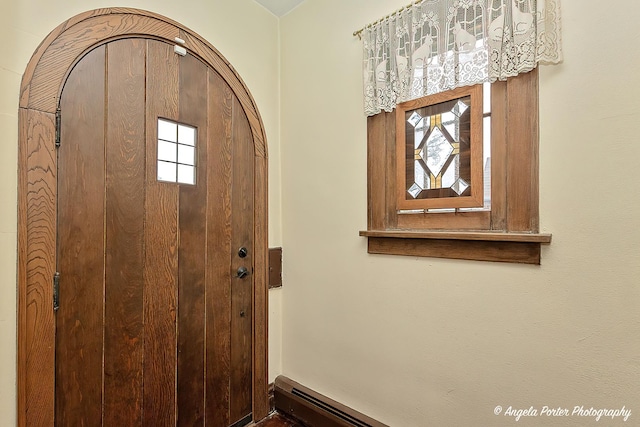 view of foyer entrance