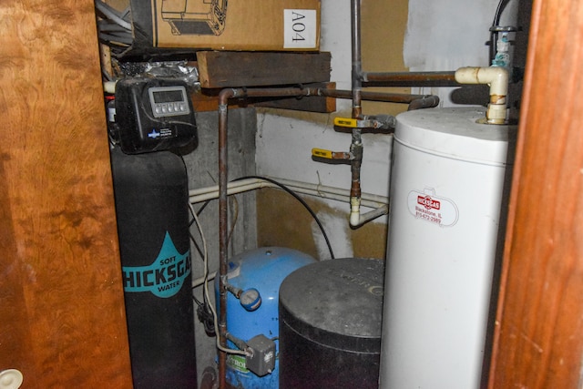 utilities featuring water heater