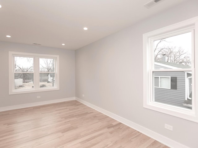 6310 Hilly Way, Cary, IL 60013 - spare room featuring healthy amount of natural light, light wood finished floors, and recessed lighting