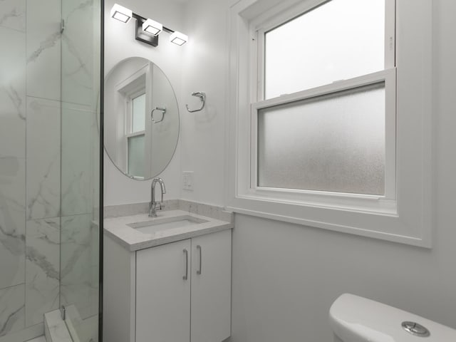 6310 Hilly Way, Cary, IL 60013 - full bathroom with vanity and a marble finish shower