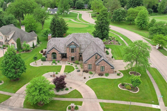 1801 Cobblefield Ct, Champaign, IL 61822 - aerial view of property and surrounding area