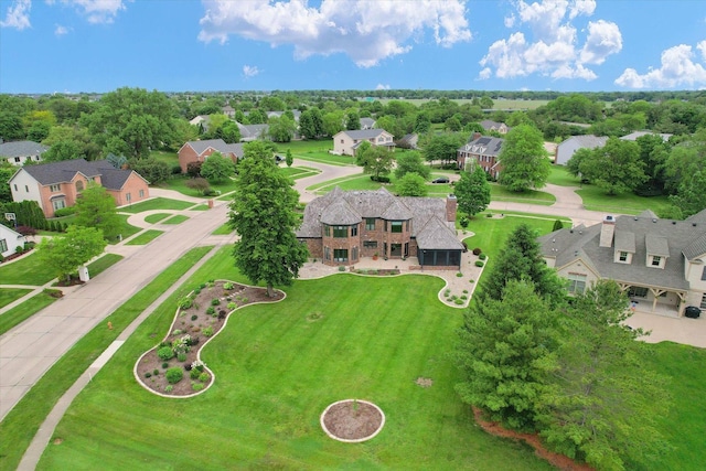 1801 Cobblefield Ct, Champaign, IL 61822 - aerial perspective of suburban area