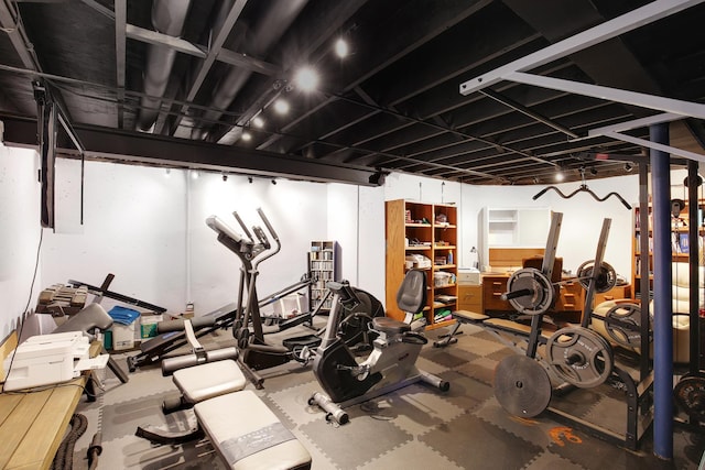 view of exercise room