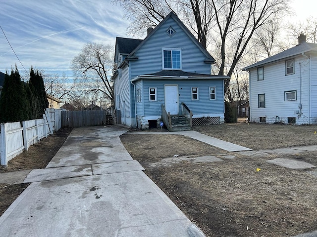 view of rear view of house