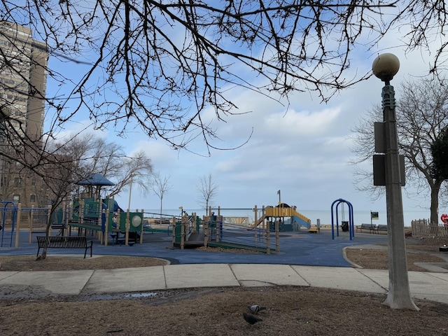 view of communal playground