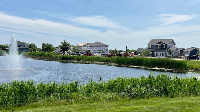 view of water feature