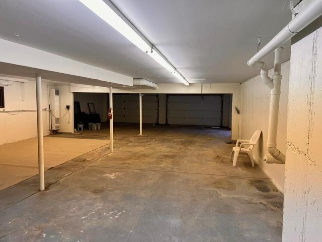 view of basement