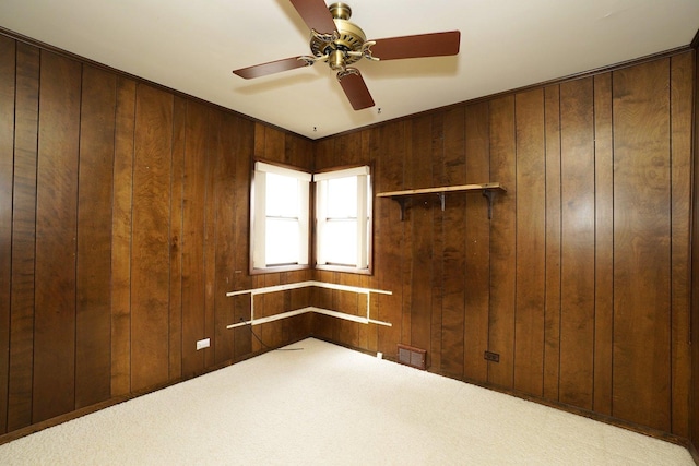 full bathroom featuring vanity, ornamental molding, tile patterned flooring, visible vents, and toilet