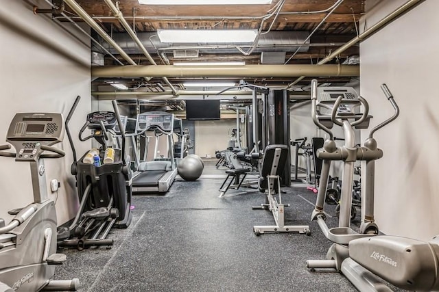 view of exercise room