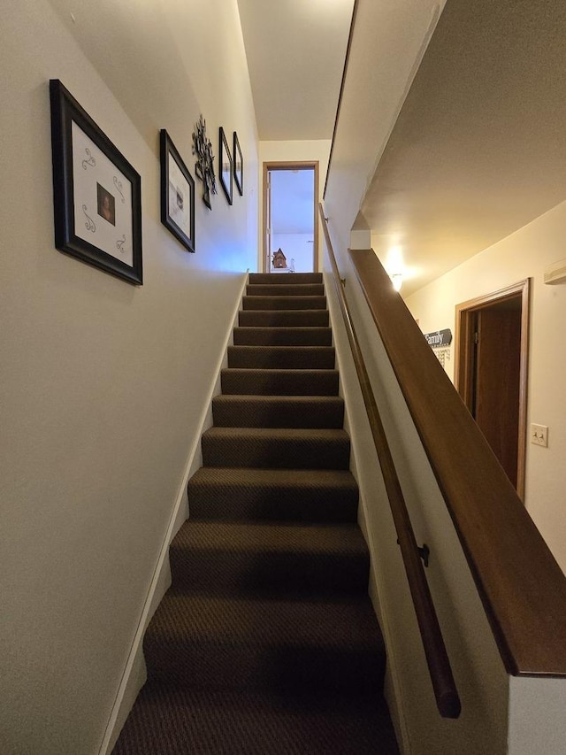 stairs with carpet