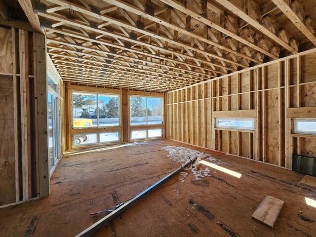 living room featuring dark wood-type flooring