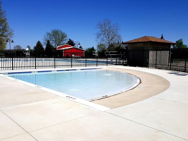 view of pool