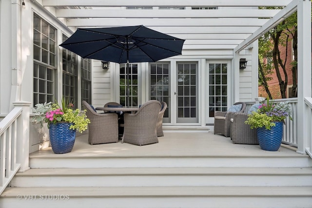 view of deck