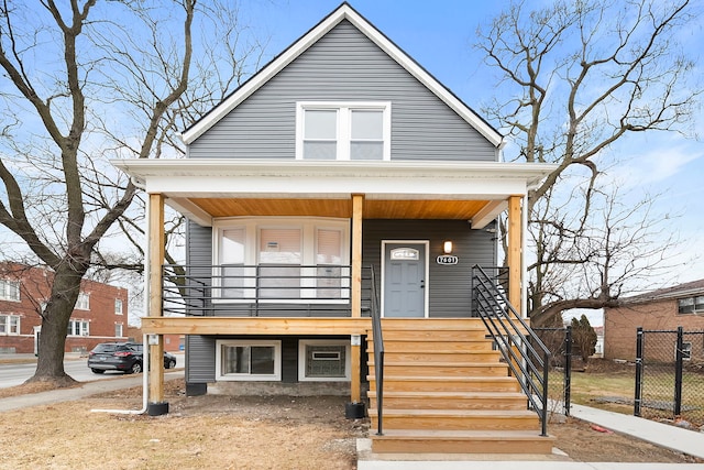 bungalow with a porch