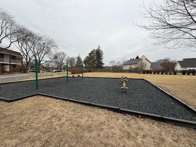 view of jungle gym