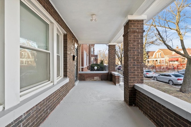 view of patio / terrace with a porch