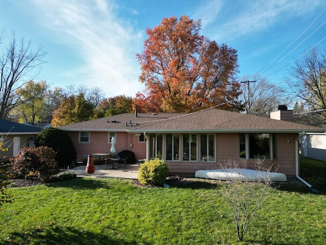 view of rear view of property