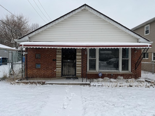 view of front of property