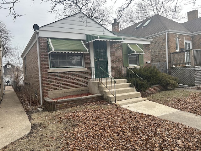 view of bungalow-style house