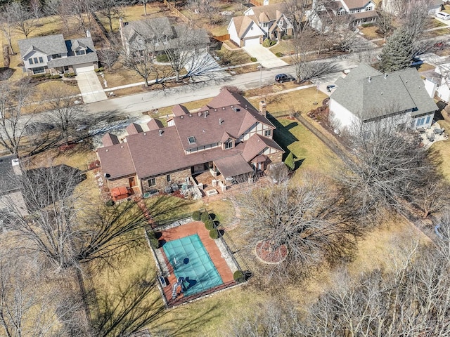 bird's eye view featuring a residential view