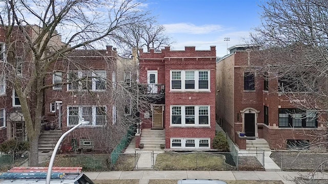 view of townhome / multi-family property