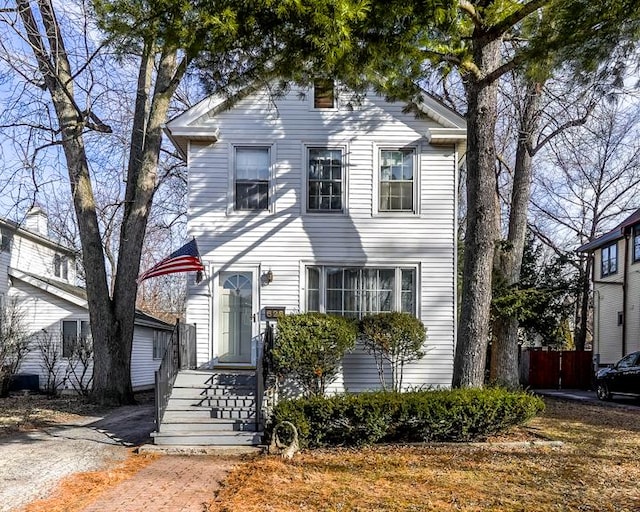 view of front of home