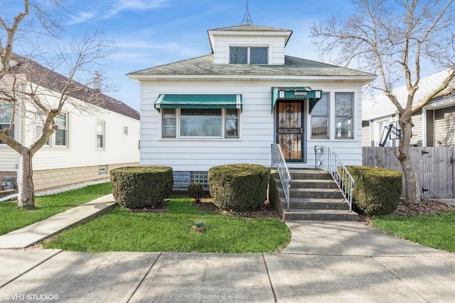 view of bungalow