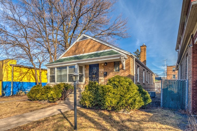 view of bungalow-style house