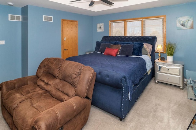 8430 Horizon Ct, Tinley Park, IL 60487 - carpeted bedroom featuring ceiling fan