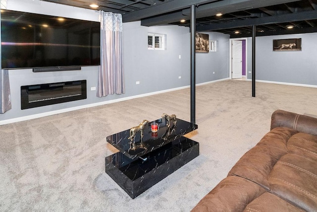 8430 Horizon Ct, Tinley Park, IL 60487 - basement with carpet flooring