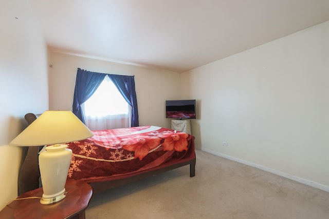 bedroom with carpet flooring