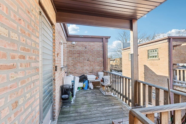 8307 N Christiana Ave Unit 2W, Skokie, IL 60076 - view of wooden deck