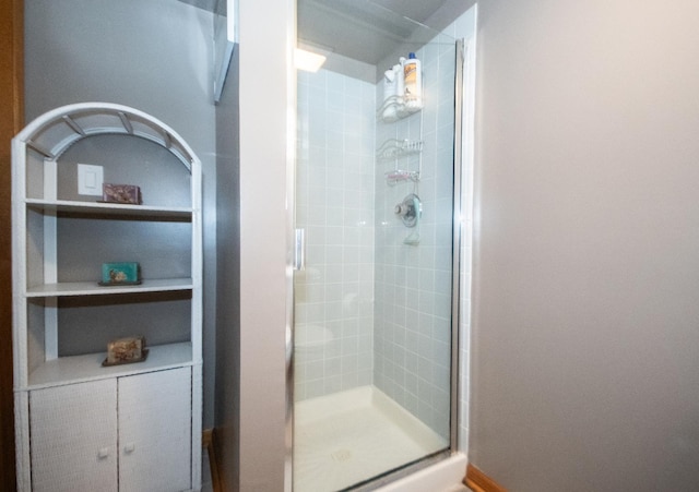 4551 W Foster Ave, Chicago, IL 60630 - bathroom with a shower with shower door