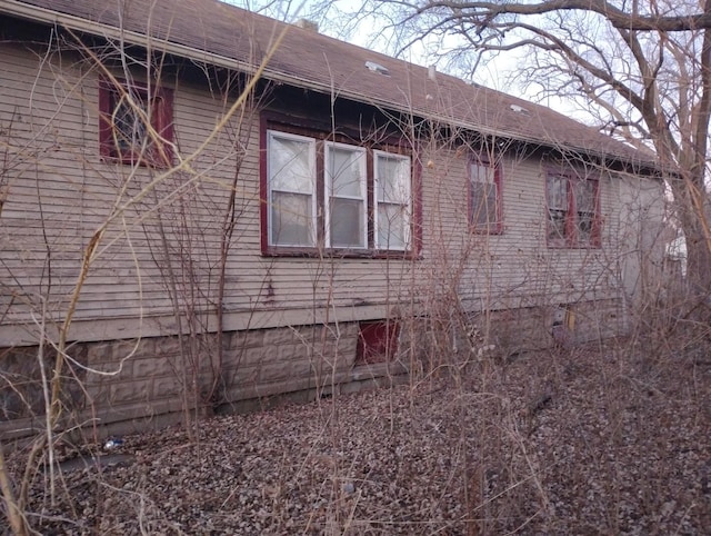 view of side of property