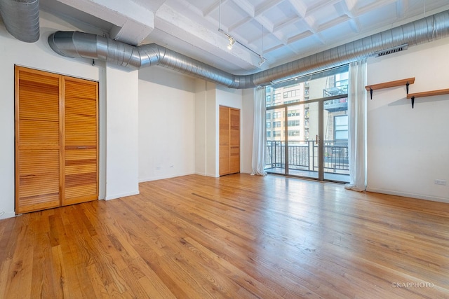 interior space featuring light hardwood / wood-style flooring