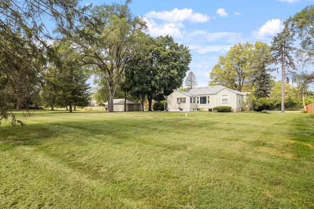 view of yard