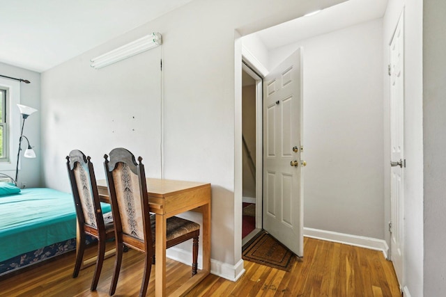 dining room featuring hardwood / wood-style flooring