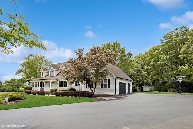 37580 N Fairfield Rd, Lake Villa, IL 60046 - view of front of house with a porch and a front yard