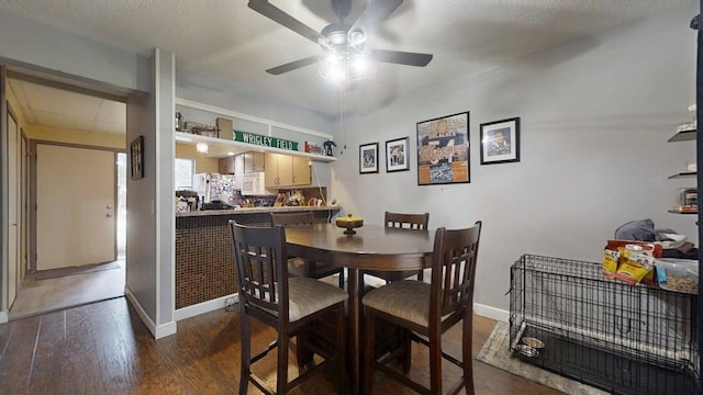 803 Irvine Rd Unit 803, Champaign, IL 61822 - dining room featuring a ceiling fan and wood finished floors