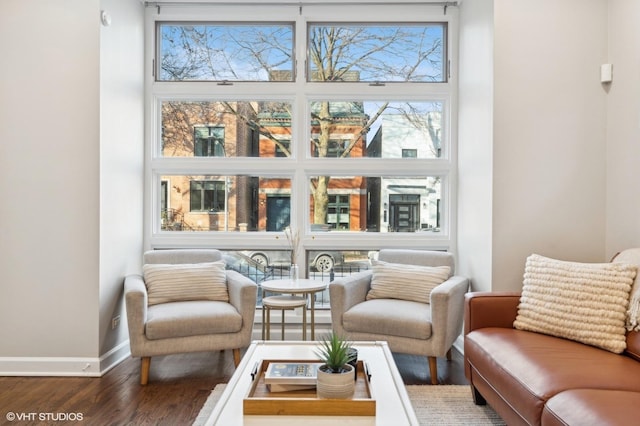 sunroom / solarium featuring plenty of natural light