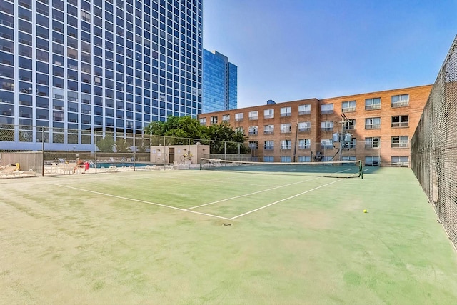 view of sport court