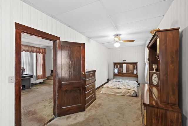 bedroom featuring carpet flooring