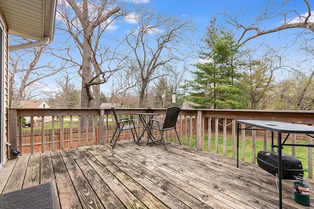 6402 N Shore Ave, Spring Grove, IL 60081 - view of wooden deck