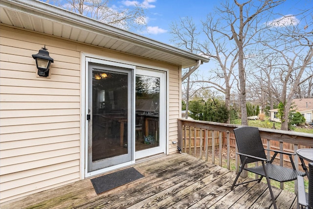 6402 N Shore Ave, Spring Grove, IL 60081 - view of wooden terrace