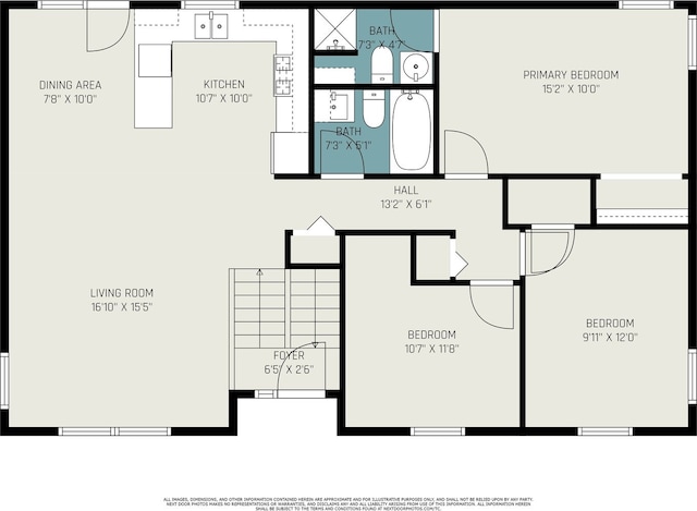 6402 N Shore Ave, Spring Grove, IL 60081 - floor plan / room layout