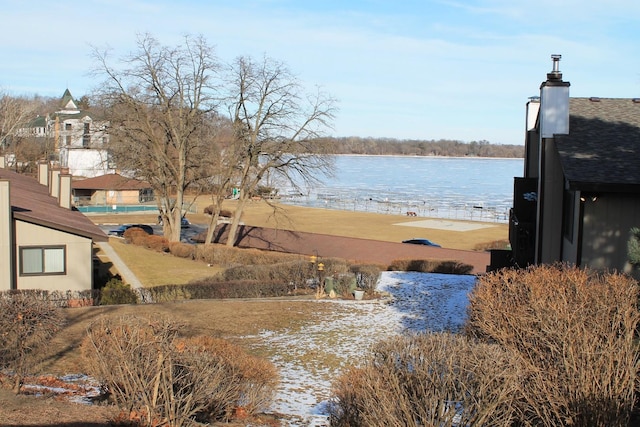 view of water feature