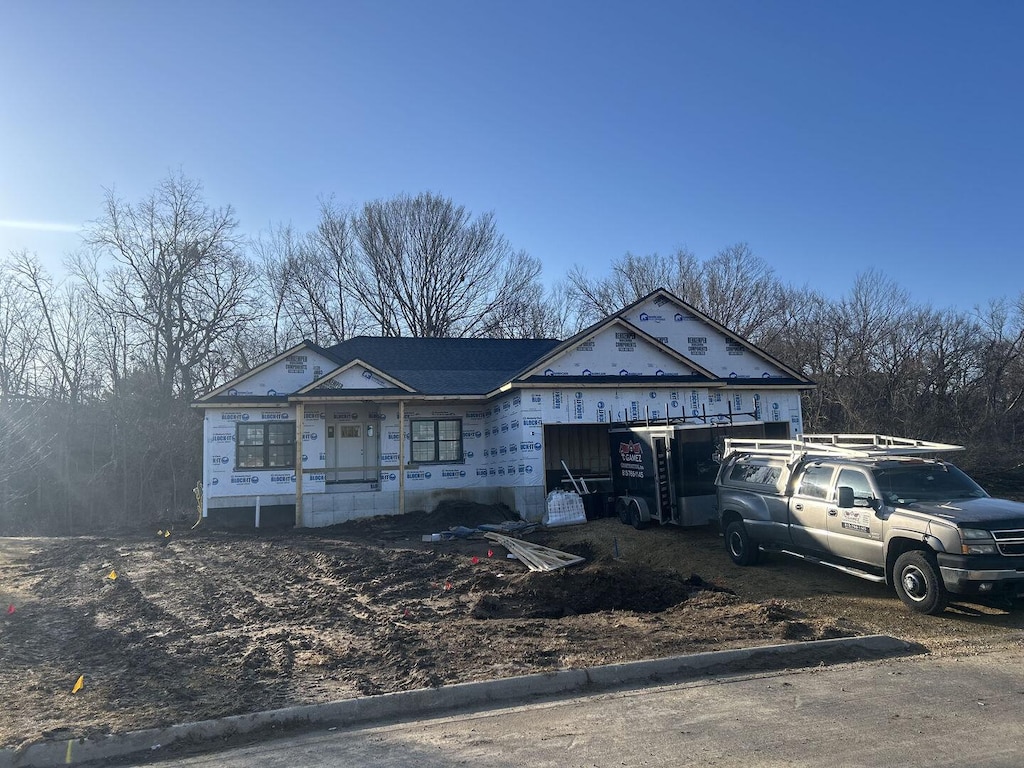 view of property under construction