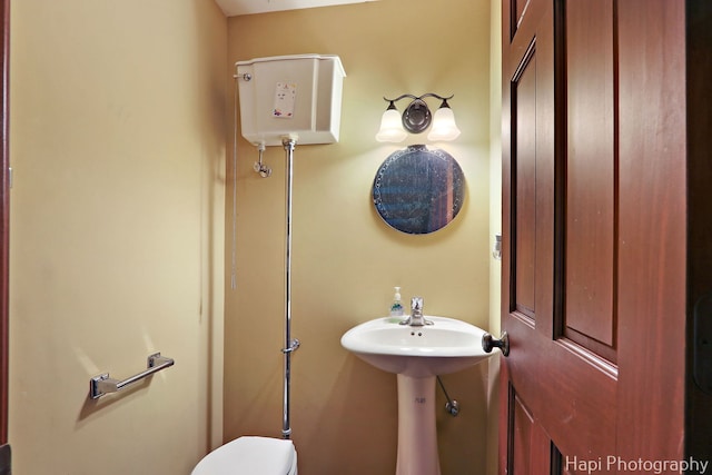 bathroom with toilet