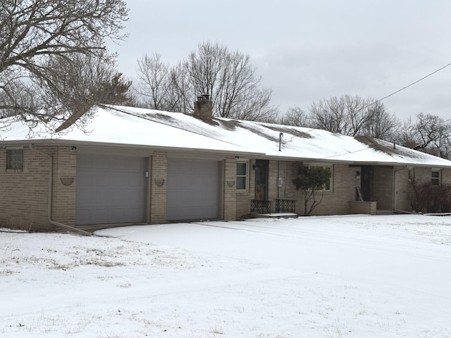 ranch-style house with a garage