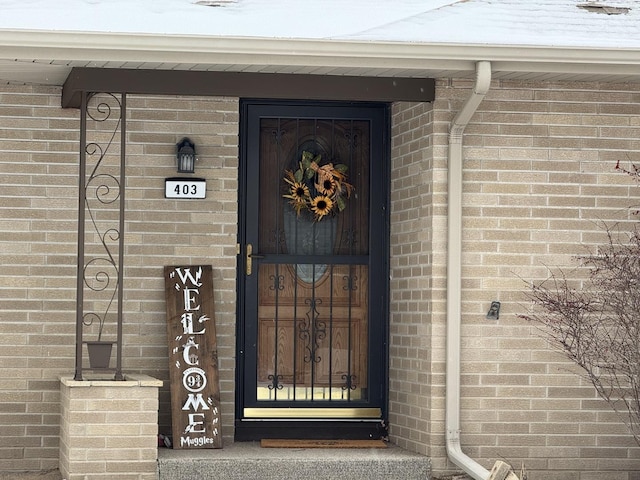 view of entrance to property